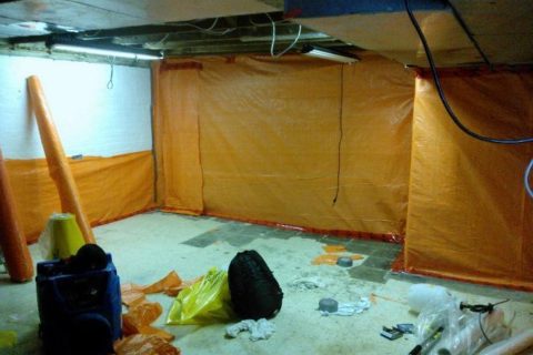 Asbestos Tile Removal and Replacement